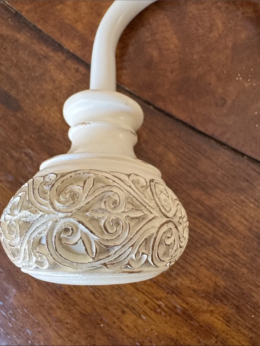 Decorative Cream Curtain Holdback Hooks - Elegant Wall Accent